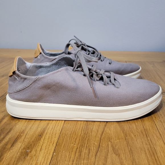OluKai size 11 Ki'ihele Li slip on sneakers w/ drop in heel in fog - Picture 5 of 13
